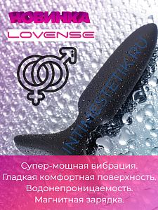 Анальная пробка с мобильным управлением LOVENSE HUSH 2